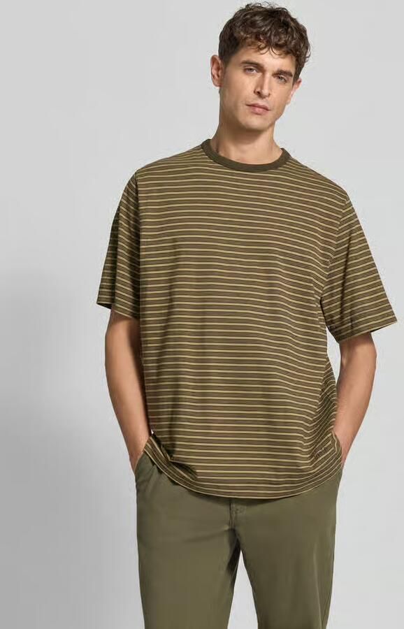Forét relaxed fit t-shirt met labelstitching - Foto 2