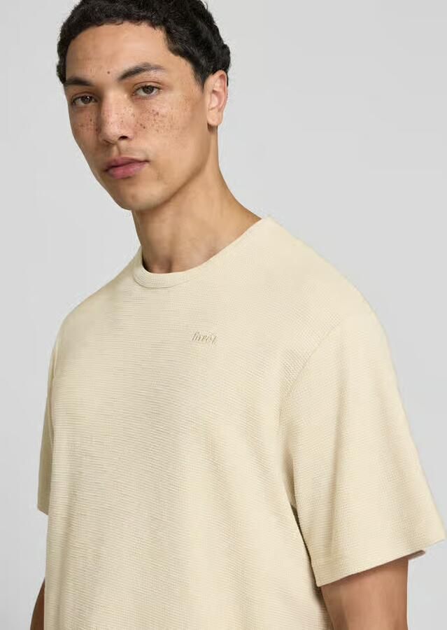 Forét relaxed fit t-shirt met structuurpatroon