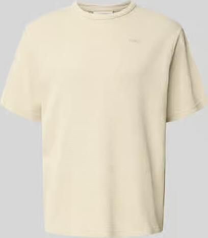 Forét relaxed fit t-shirt met structuurpatroon - Foto 2