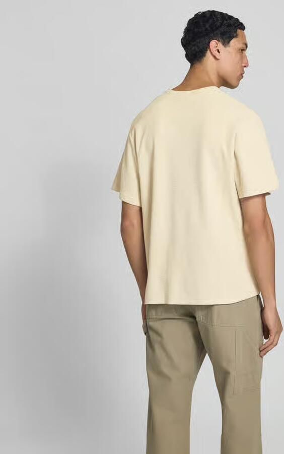 Forét relaxed fit t-shirt met structuurpatroon - Foto 3