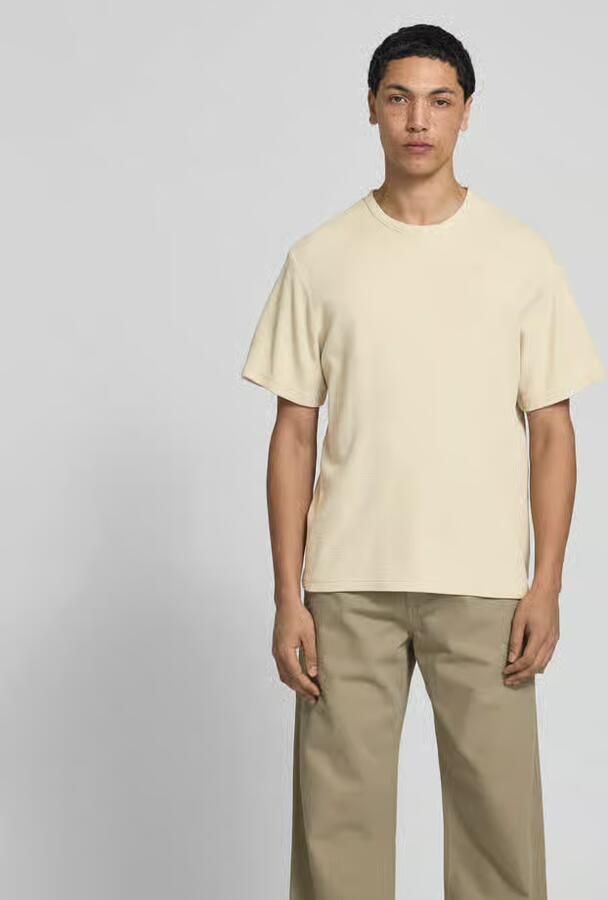 Forét relaxed fit t-shirt met structuurpatroon - Foto 2