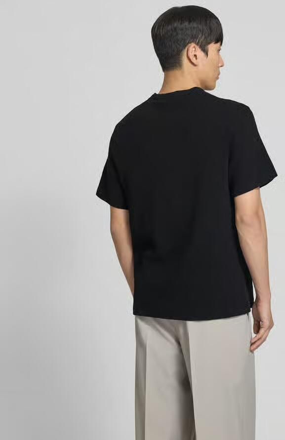 Forét relaxed fit t-shirt met structuurpatroon - Foto 3