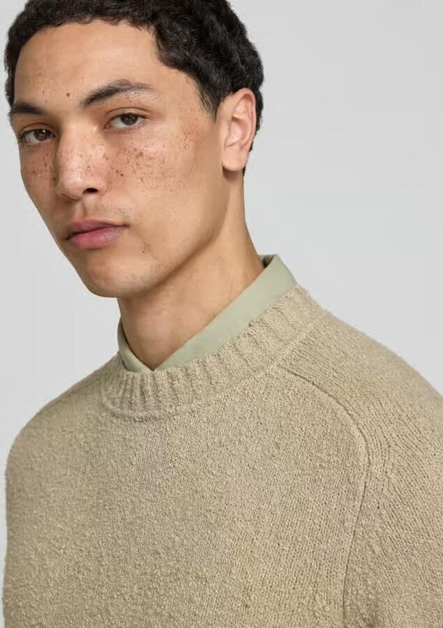 Forét Relaxed fit trui in brei-look