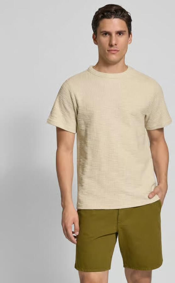 Forét-shirt met geribde ronde hals model 'WILLOW' - Foto 2