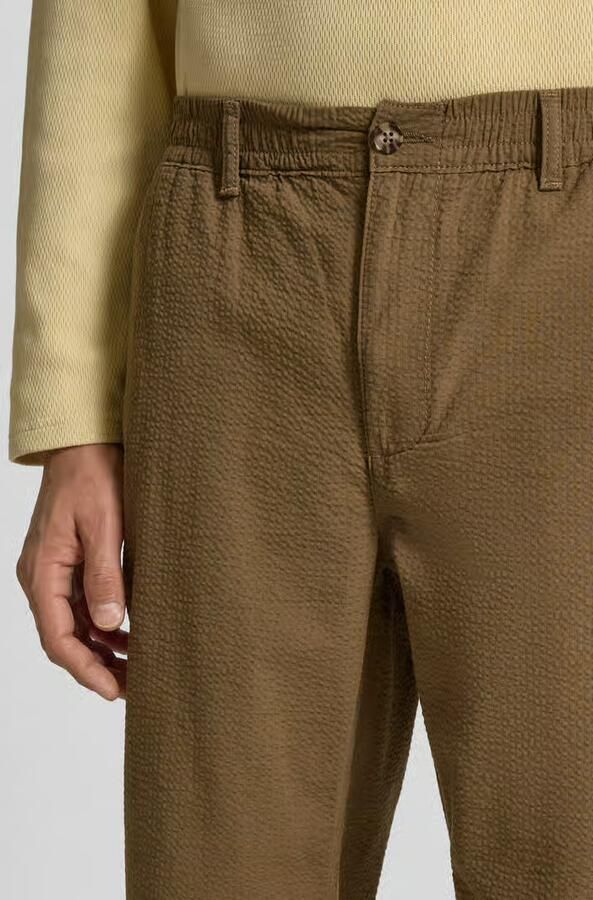 Forét Stoffen broek van puur katoen