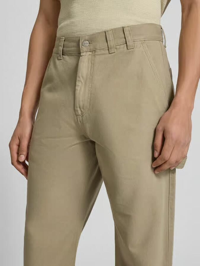 Forét straight fit jeans met achterzakken