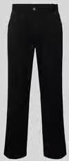Forét straight fit jeans met elastische band
