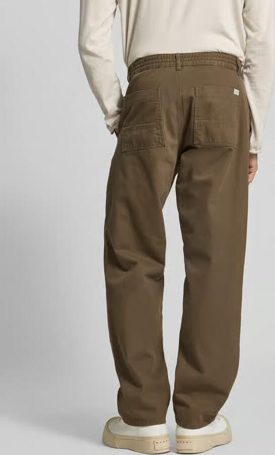Forét straight fit jeans met elastische band - Foto 3