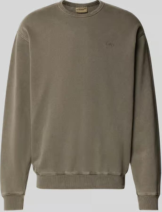 Forét Sweatshirt met labelstitching