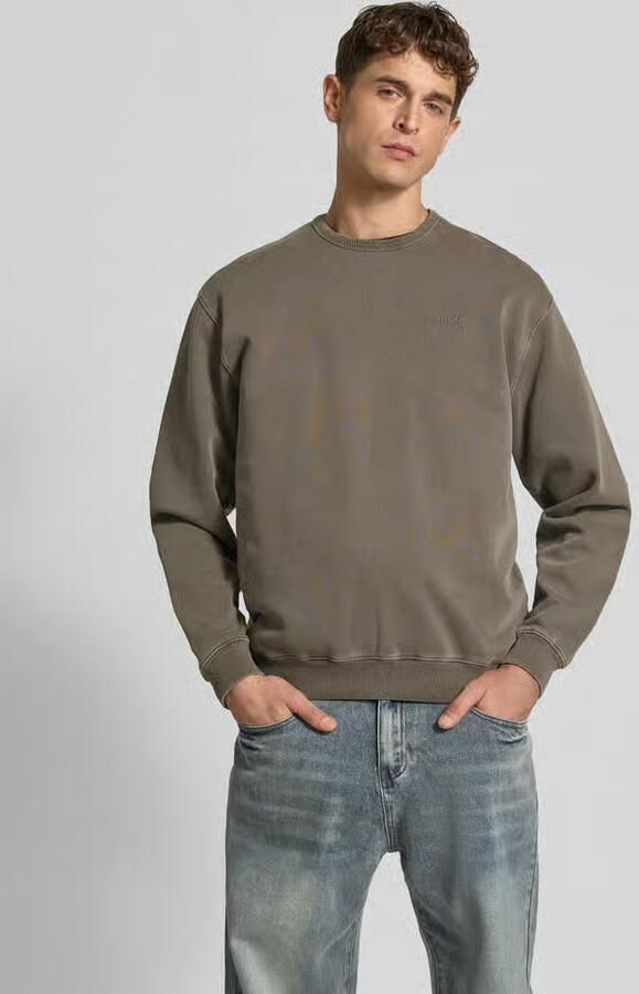 Forét Sweatshirt met labelstitching - Foto 3