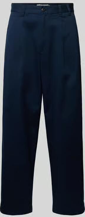 Forét wide fit stoffen broek met bandplooien - Foto 3