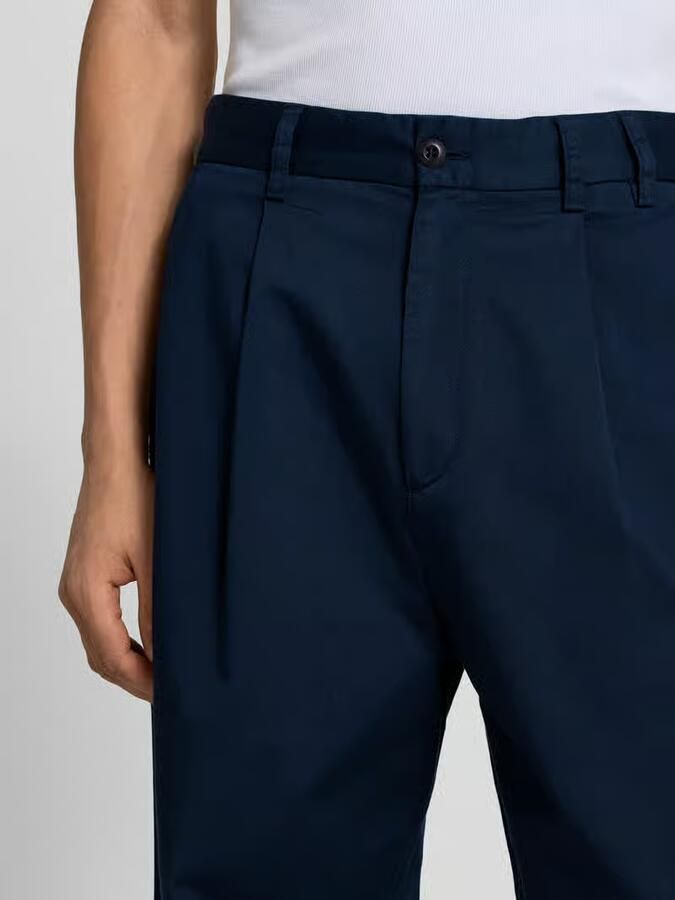 Forét wide fit stoffen broek met bandplooien - Foto 2