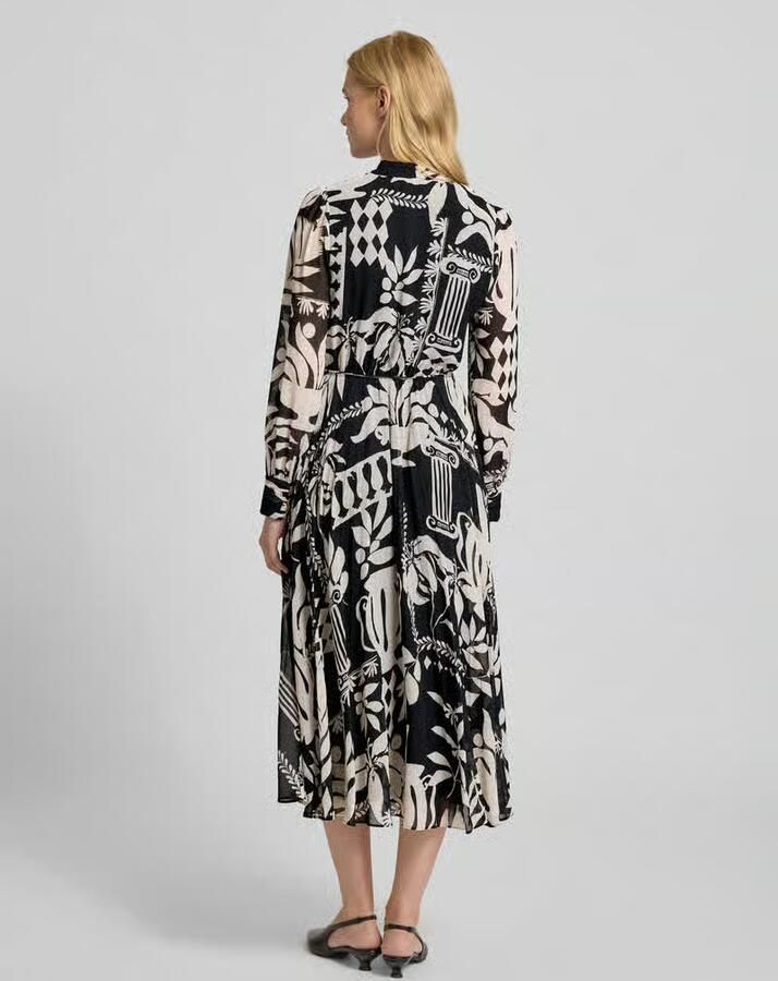 Forever New Avondjurk met opstaande kraag model 'Annabel'