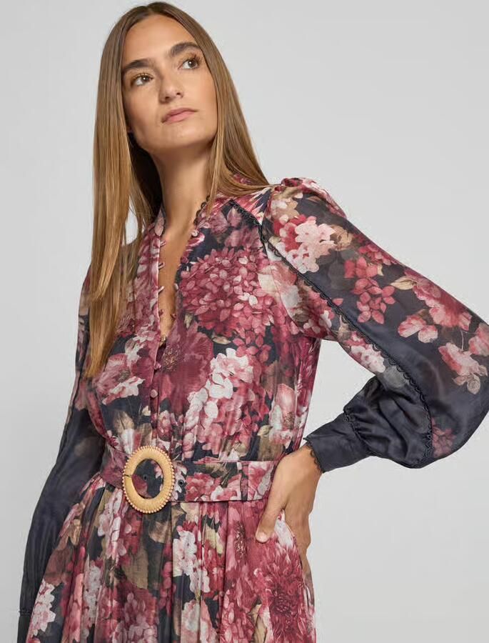 Forever New Cocktailjurk in A-lijn van lyocellmix met linnen model 'Vienna'