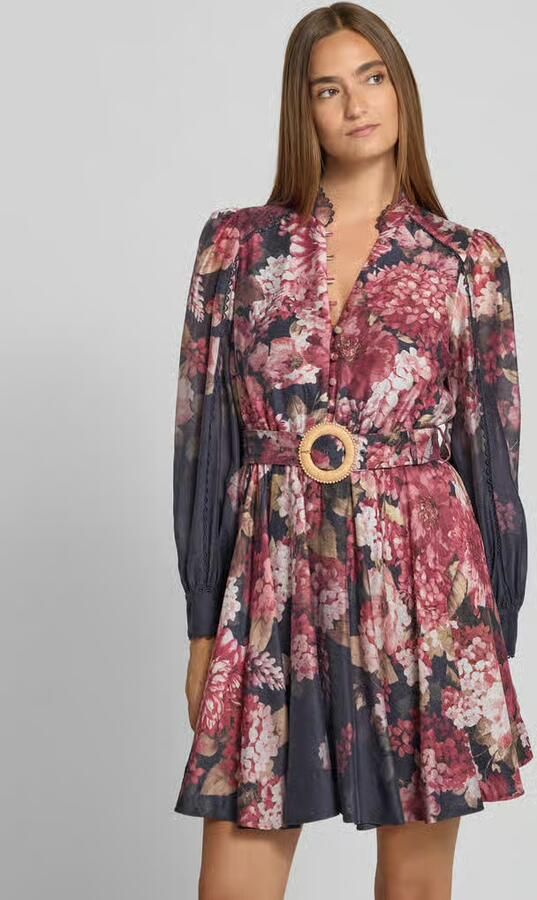 Forever New Cocktailjurk in A-lijn van lyocellmix met linnen model 'Vienna' - Foto 3