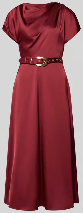 Forever New Cocktailjurk met draperingen en riem model 'Kylee'