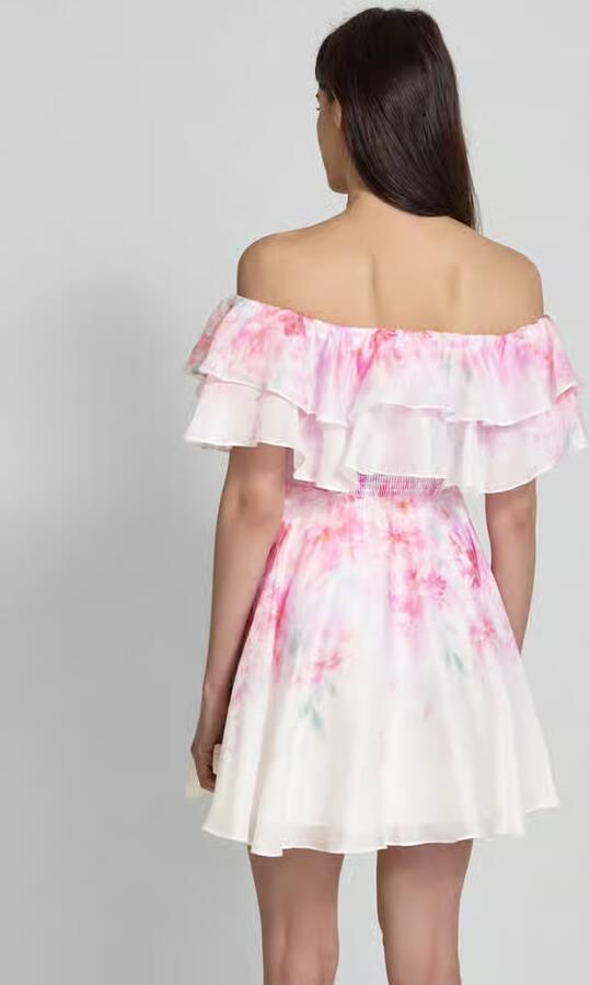 Forever New Getailleerde cocktailjurk met linnen