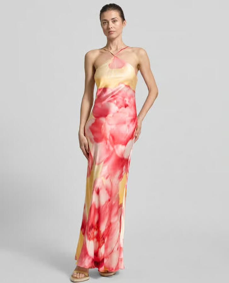 Forever New maxi-jurk van viscose met all-over look - Foto 2