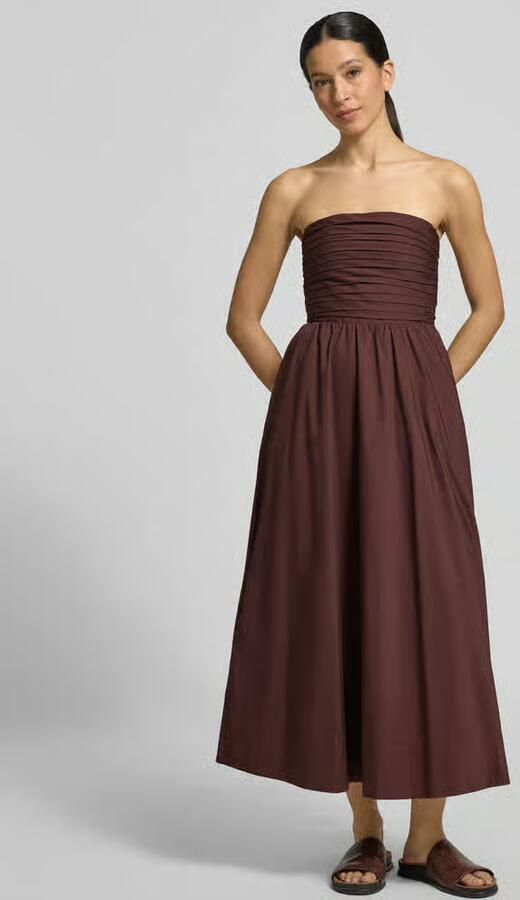 Forever New midi-jurk in off-shoulder-look model 'Matisse Ruched' - Foto 3