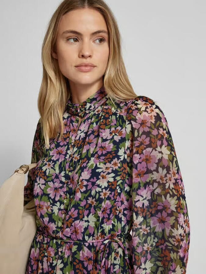 Forever New Midi-jurk met knoopsluiting