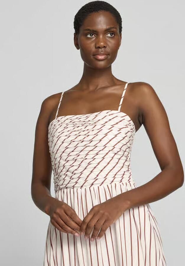 Forever New Midi-jurk van lyocellmix met linnenaandeel model 'Tanya' - Foto 2