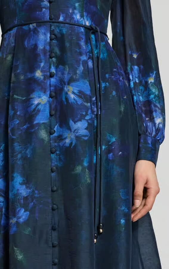 Forever New Midijurk van lyocellmix met bindceintuur model 'Kahlani'