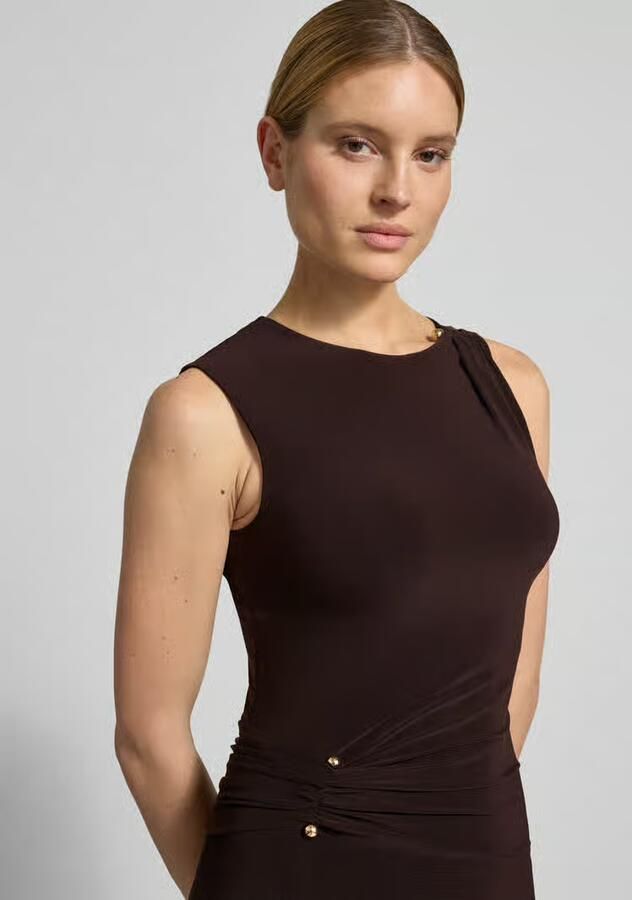 Forever New regular fit maxi-jurk met plooien model 'Jess'