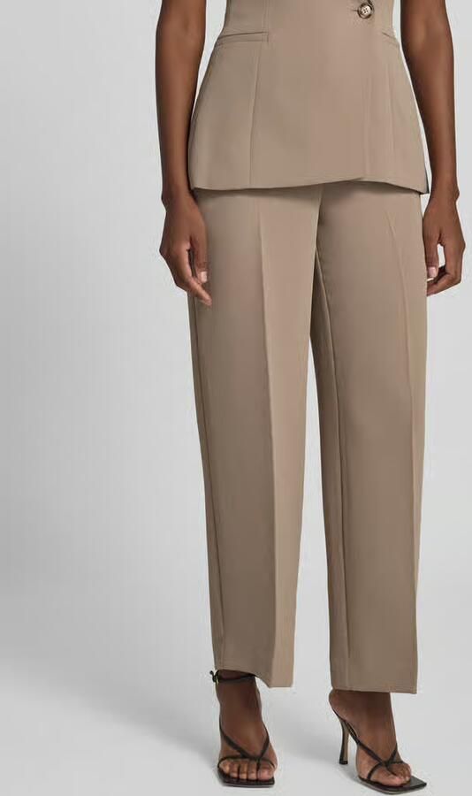 Forever New straight fit broek met persplooien model 'Dani' - Foto 3