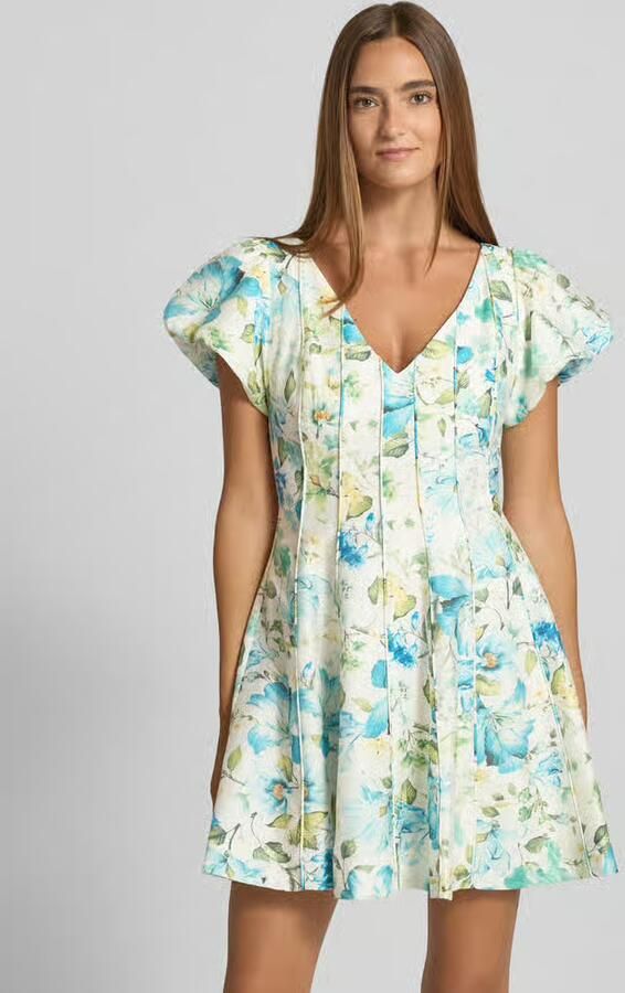 Forever New Uitlopende cocktailjurk van lyocellmix met linnen model 'CAMDEN' - Foto 2