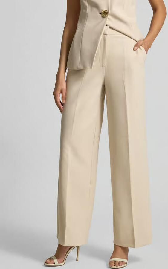 Forever New Wide fit stoffen broek met steekzakken model 'Lulu' - Foto 2