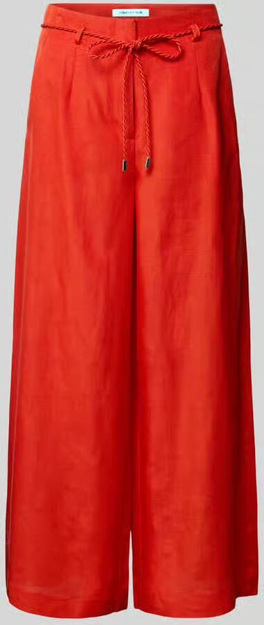 Forever New wide leg broek van mix van linnen en viscose model 'Myla'