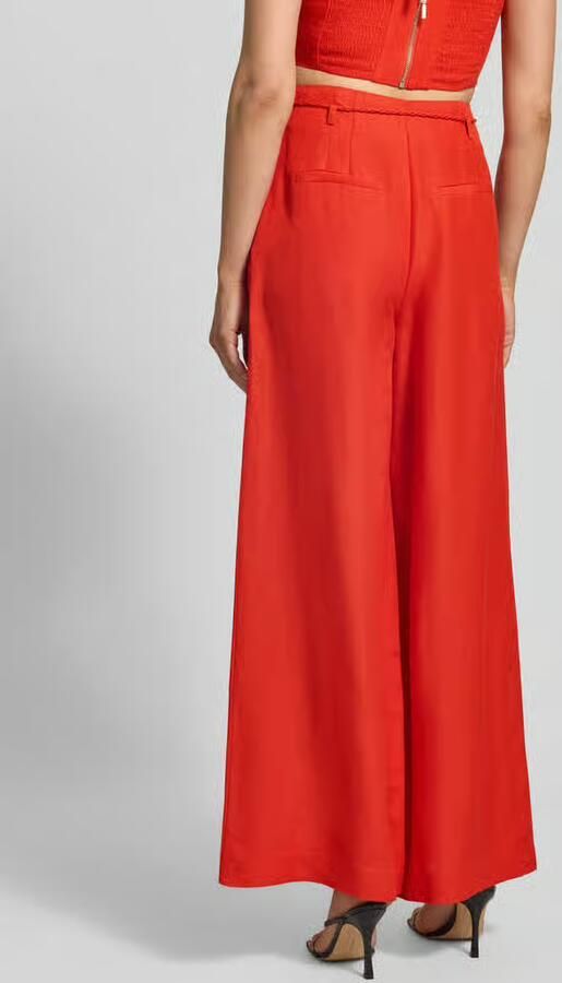 Forever New wide leg broek van mix van linnen en viscose model 'Myla' - Foto 3
