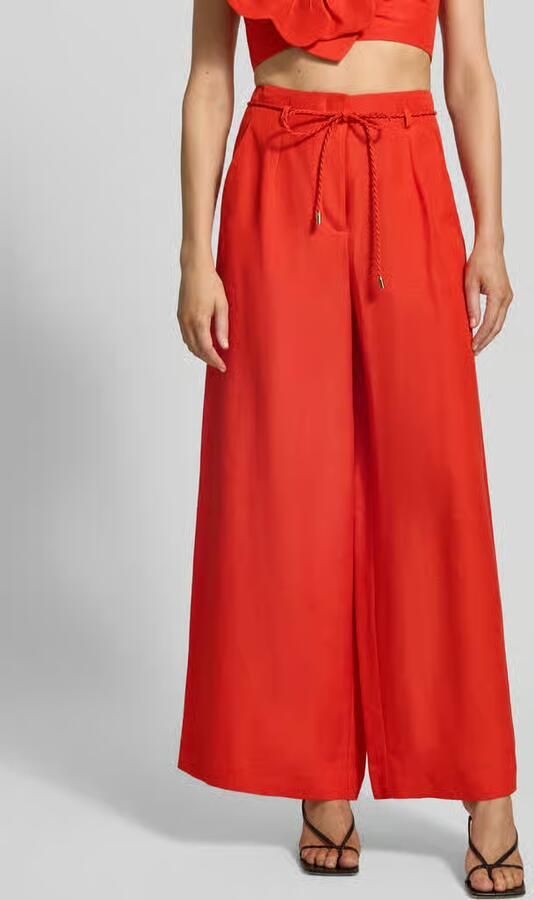 Forever New wide leg broek van mix van linnen en viscose model 'Myla' - Foto 2
