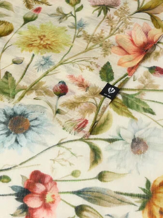 FRAAS Sjaal met all-over bloemenmotief