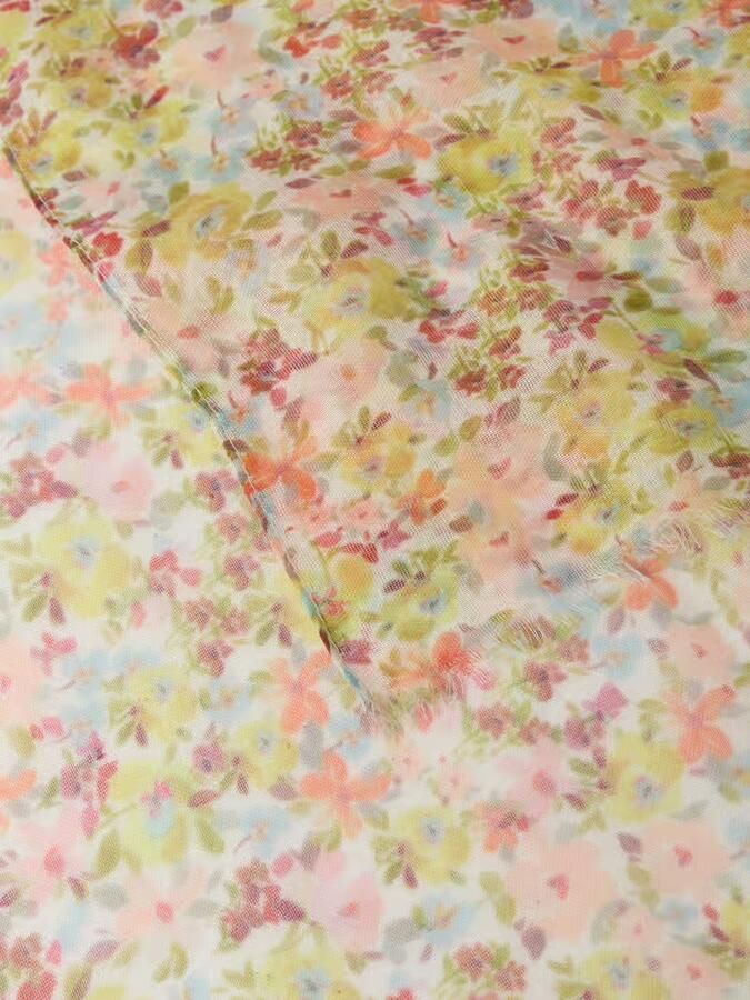 FRAAS Sjaal met all-over bloemenmotief