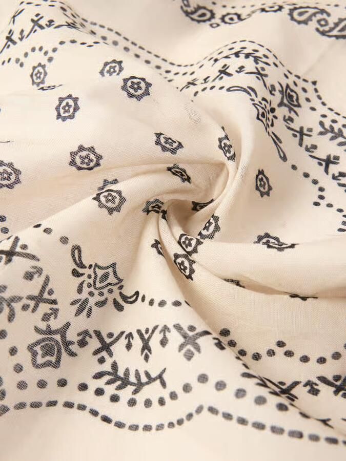 FRAAS Sjaal met all-over paisleyprint