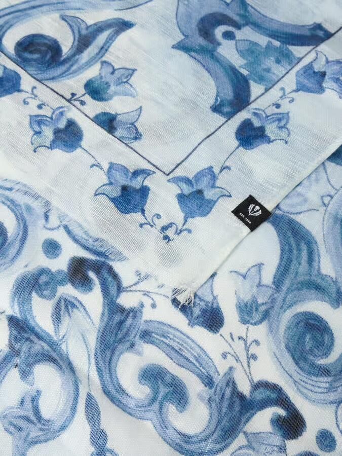 FRAAS Sjaal met logodetail