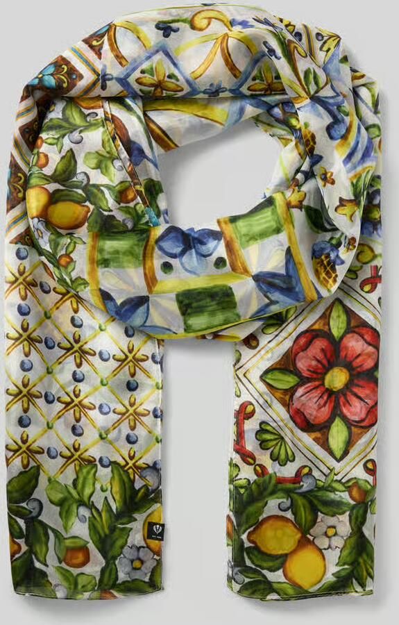 FRAAS Stola van pure zijde met een florale all-over print - Foto 2