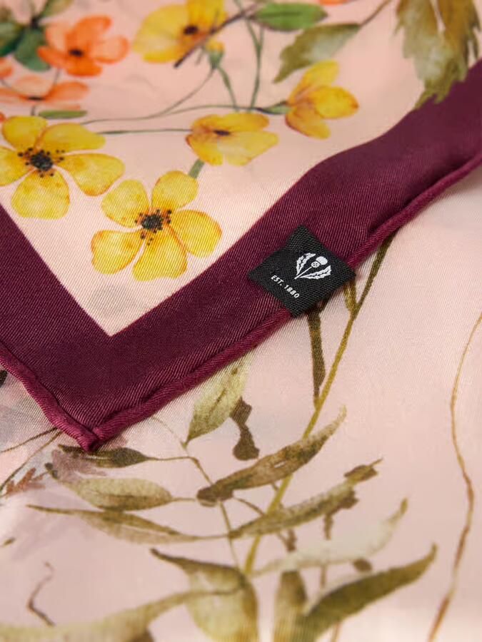FRAAS Zijden sjaal met all-over bloemenmotief