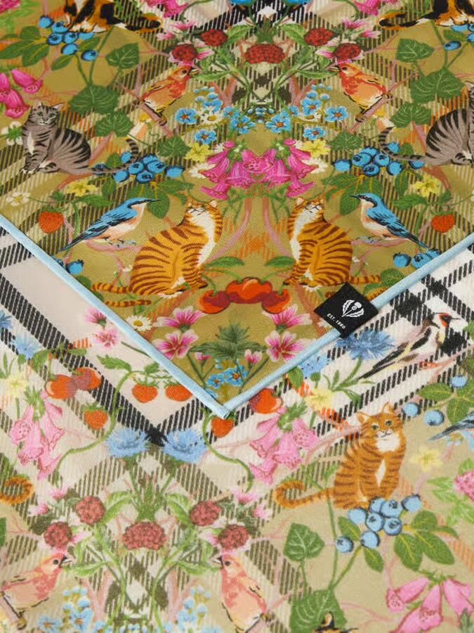 FRAAS Zijden sjaal met een bloemige all-over print model 'Nicki'