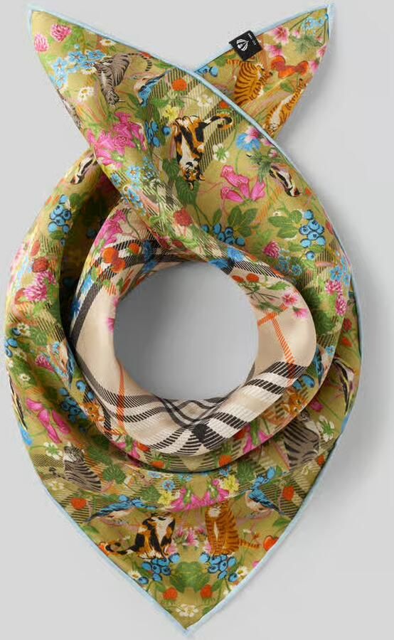 FRAAS Zijden sjaal met een bloemige all-over print model 'Nicki' - Foto 2