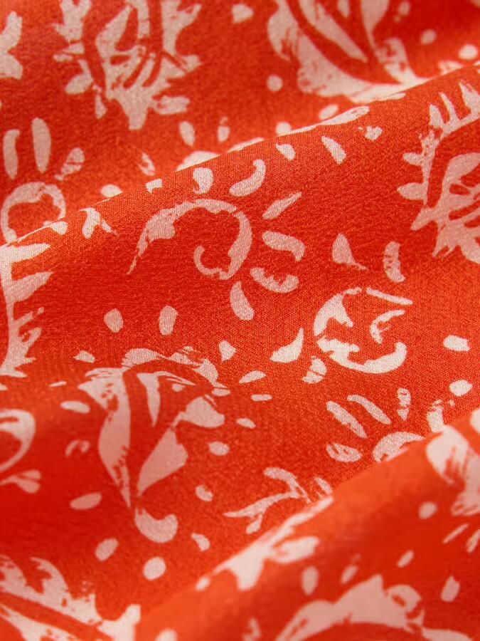FRAAS Zijden sjaal met logodetail