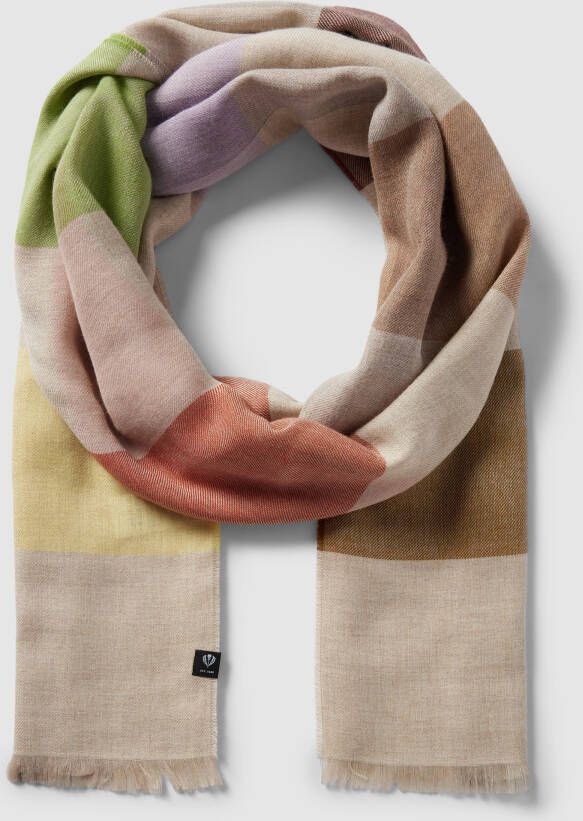 Fraas Sjaal in colour-blocking-design