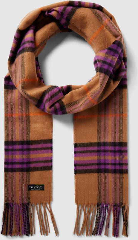Fraas Sjaal met ruitjesmotief