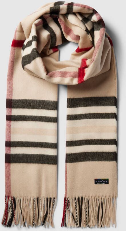 Fraas Sjaal met all-over print model 'Cashmink'