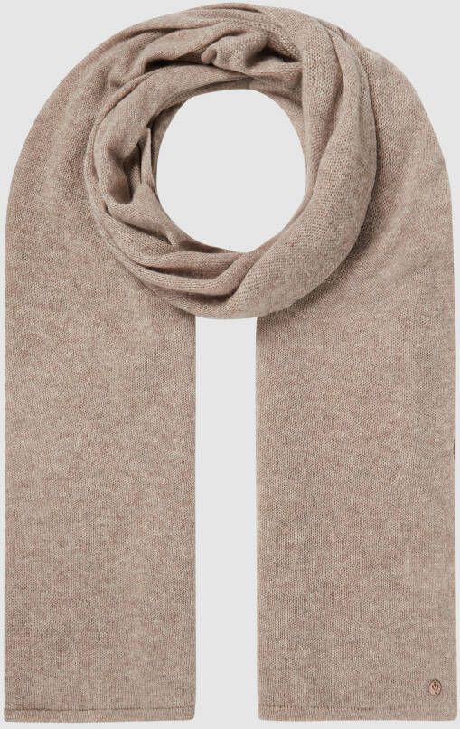 Fraas Sjaal van puur kasjmier met labeldetail