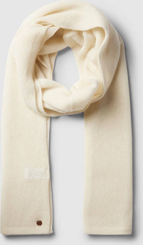 Fraas Sjaal van puur kasjmier met labeldetail