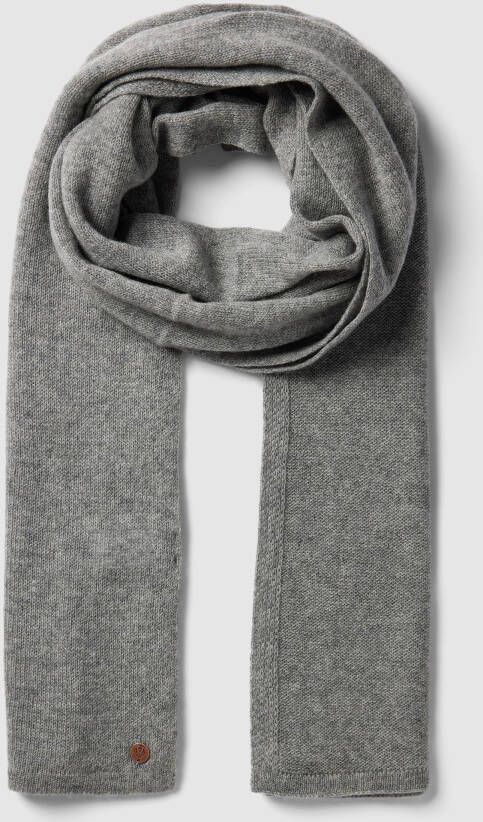 Fraas Sjaal van puur kasjmier met labeldetail