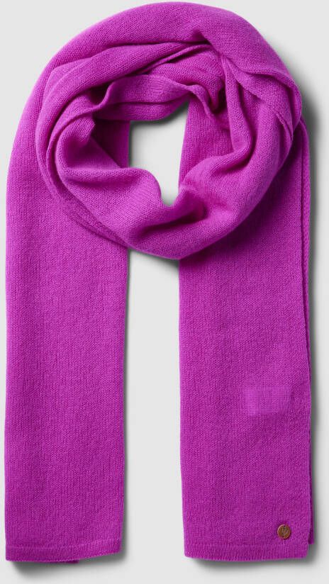 Fraas Sjaal van puur kasjmier met labeldetail