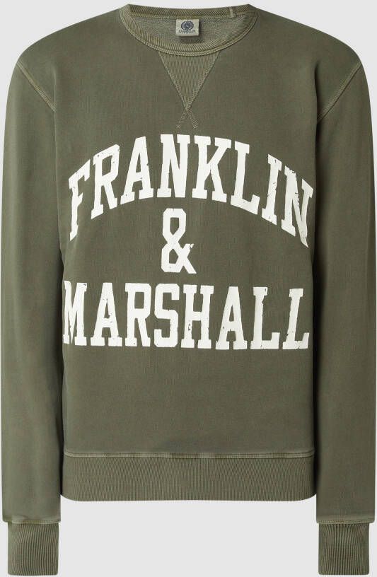 Franklin & Marshall Sweatshirt met logo